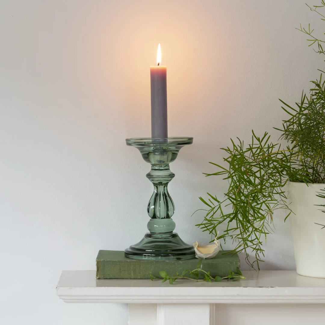 Sea Glass Candle Holder 16cm | Annie Mo's