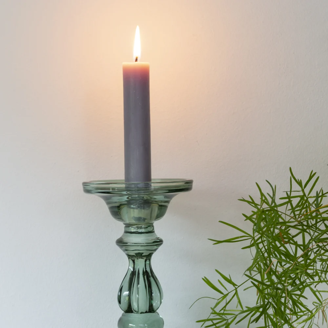 Sea Glass Candle Holder 16cm