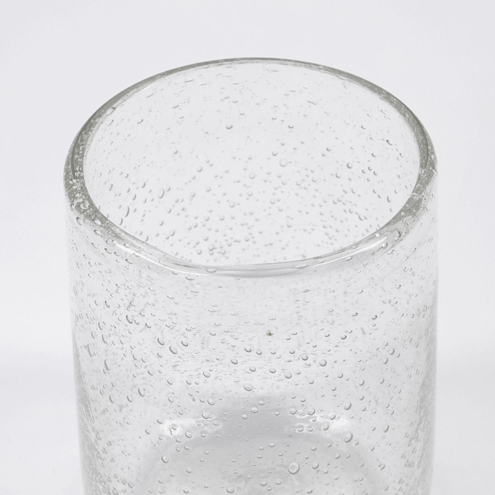 Set of Four Clear Glass Tumblers 11cm
