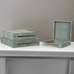 Set of Three Faux Grey Shagreen Boxes 35cm | Annie Mo's
