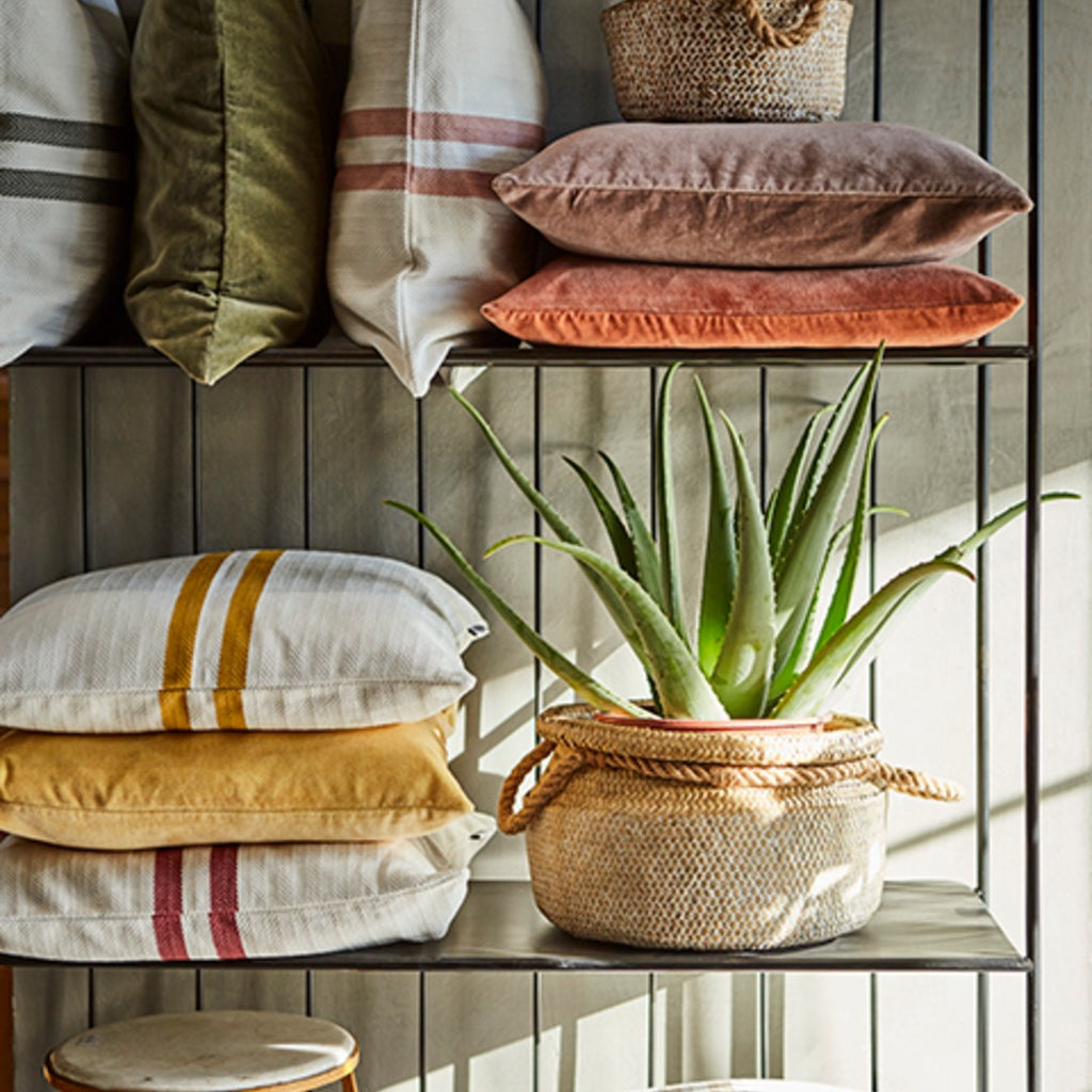 Set of Three Round Seagrass Baskets