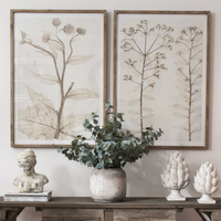 Set of Two Botanical Framed Prints 100cm | Annie Mo's