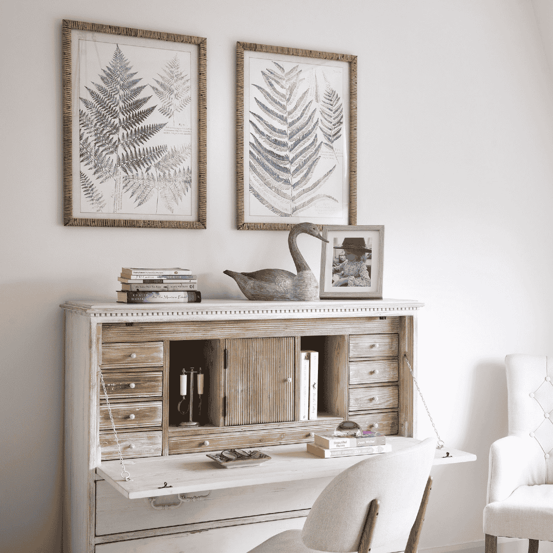 Portesham Set of Two Fern Framed Prints 70cm | Annie Mo's