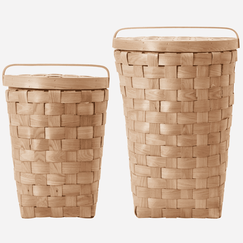 Set of Two Large Natural Baskets-D