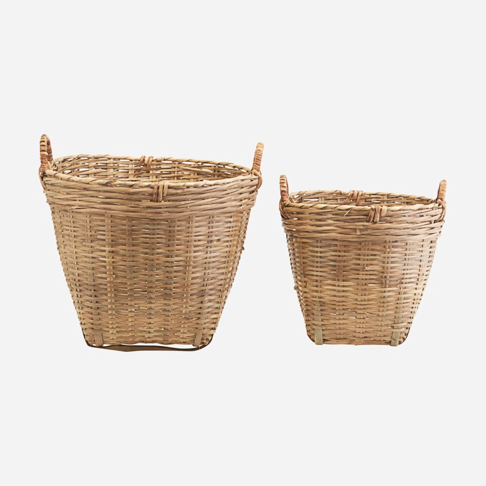 Set of Two Traditional Baskets 42cm - CLEARANCE