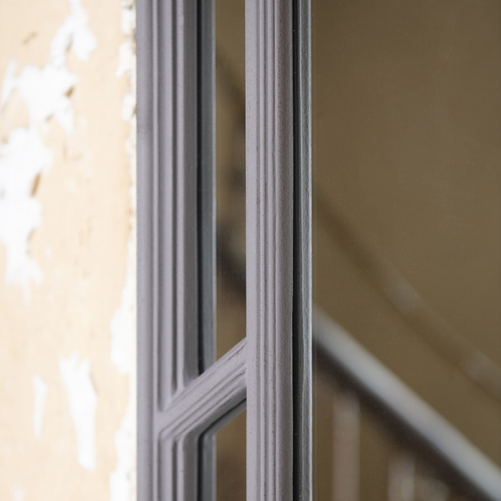 Wilton Curved Frame Charcoal Mirror 145cm