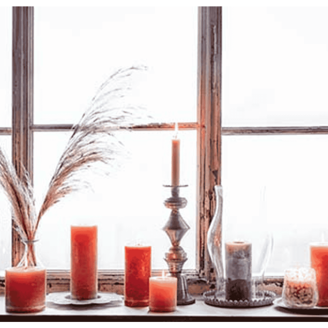 Shapely Glass Hurricane Lamp 30cm-H
