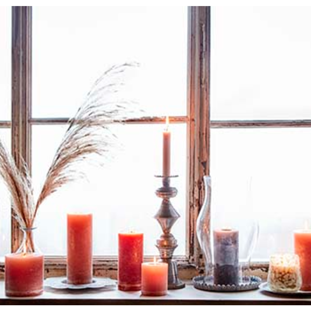 Shapely Glass Hurricane Lamp 30cm