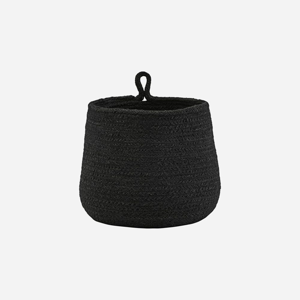 Small Black Hanging Basket 18cm