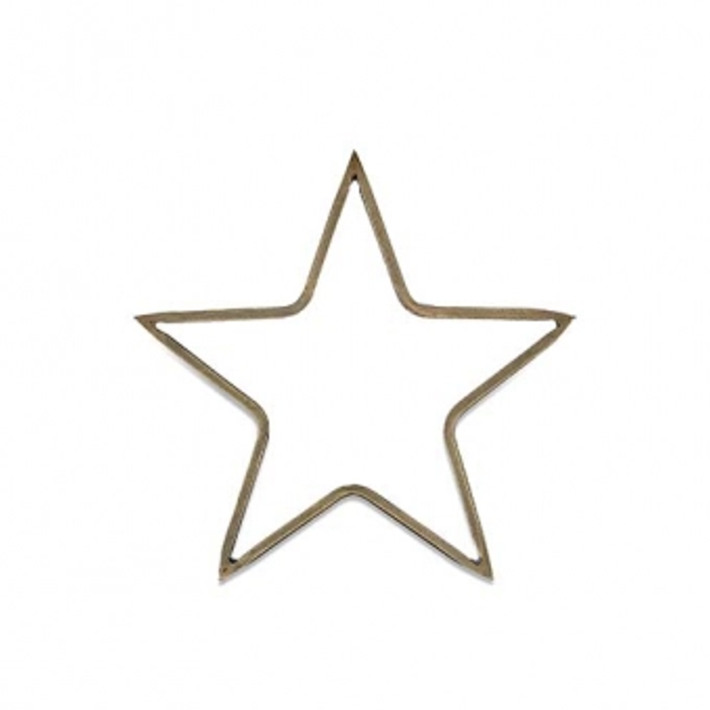 Solid Brass Maru Brass Stars - Choice of Sizes