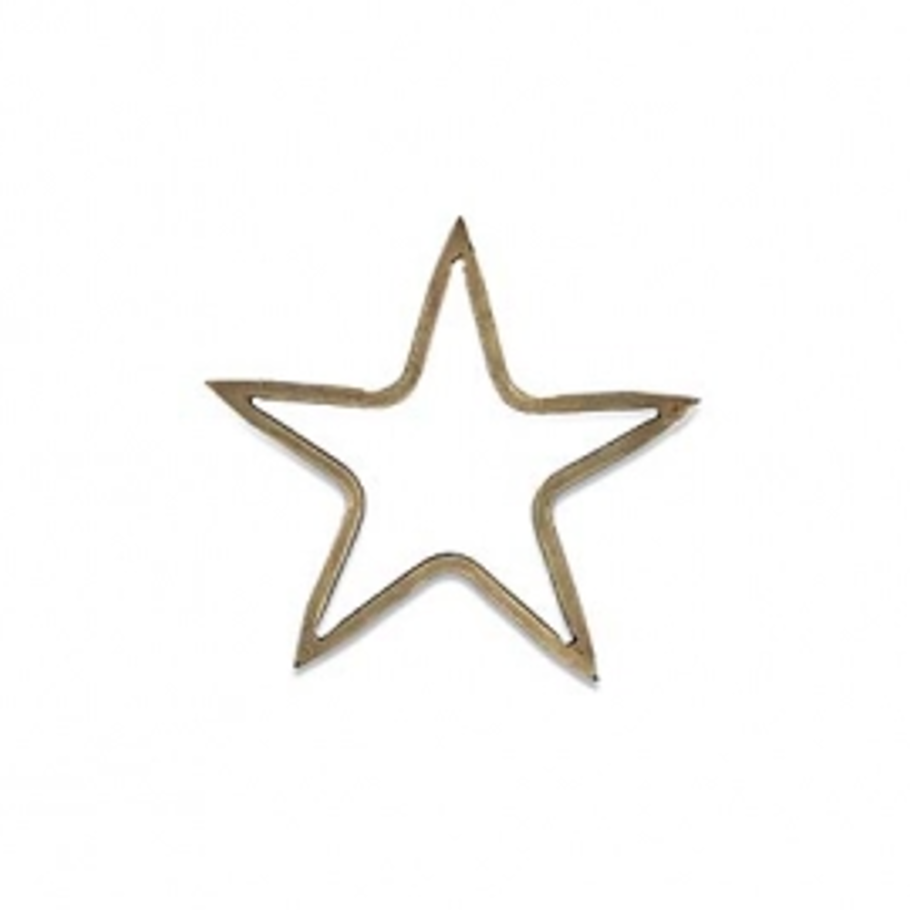 Solid Brass Maru Brass Stars - Choice of Sizes