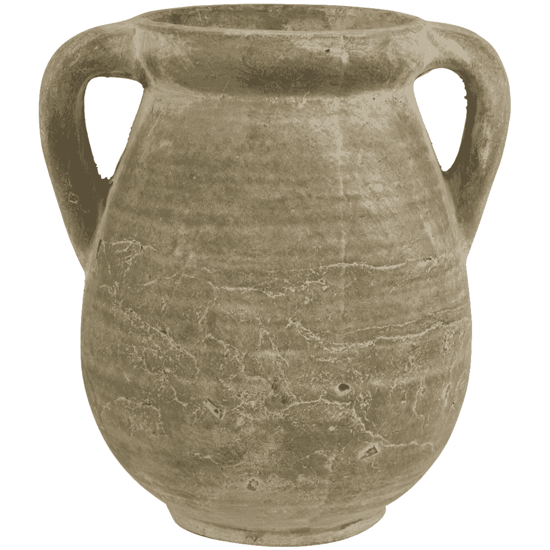 Stone Effect Jar With Handles 24cm | Annie Mo's