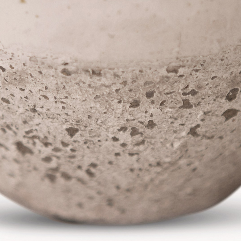 Clemsfold Stone Lamp with Gravel Shade 47cm