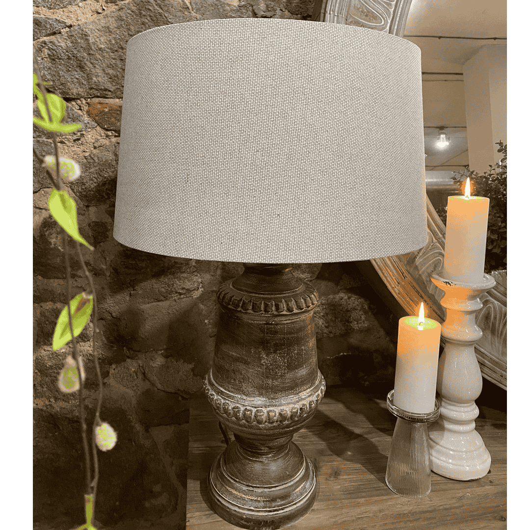 Table Lamp Elodie Flint Grey 55cm-C