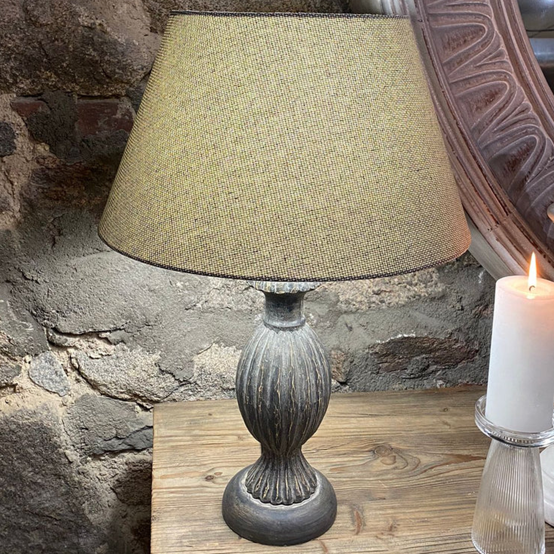 Table Lamp Stonewash Grey 43cm | Annie Mo's Room SHot