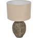 Terracotta Table Lamp with Neutral Linen Shade 63cm | Annie Mo's