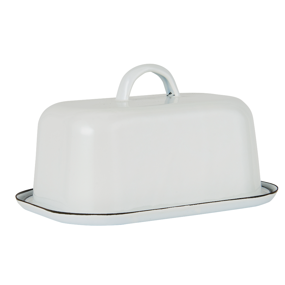 Two Part Enamel Butter Box
