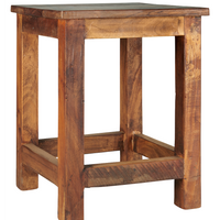 Unique Reclaimed Wood Occasional Stool 41cm | Annie Mo's