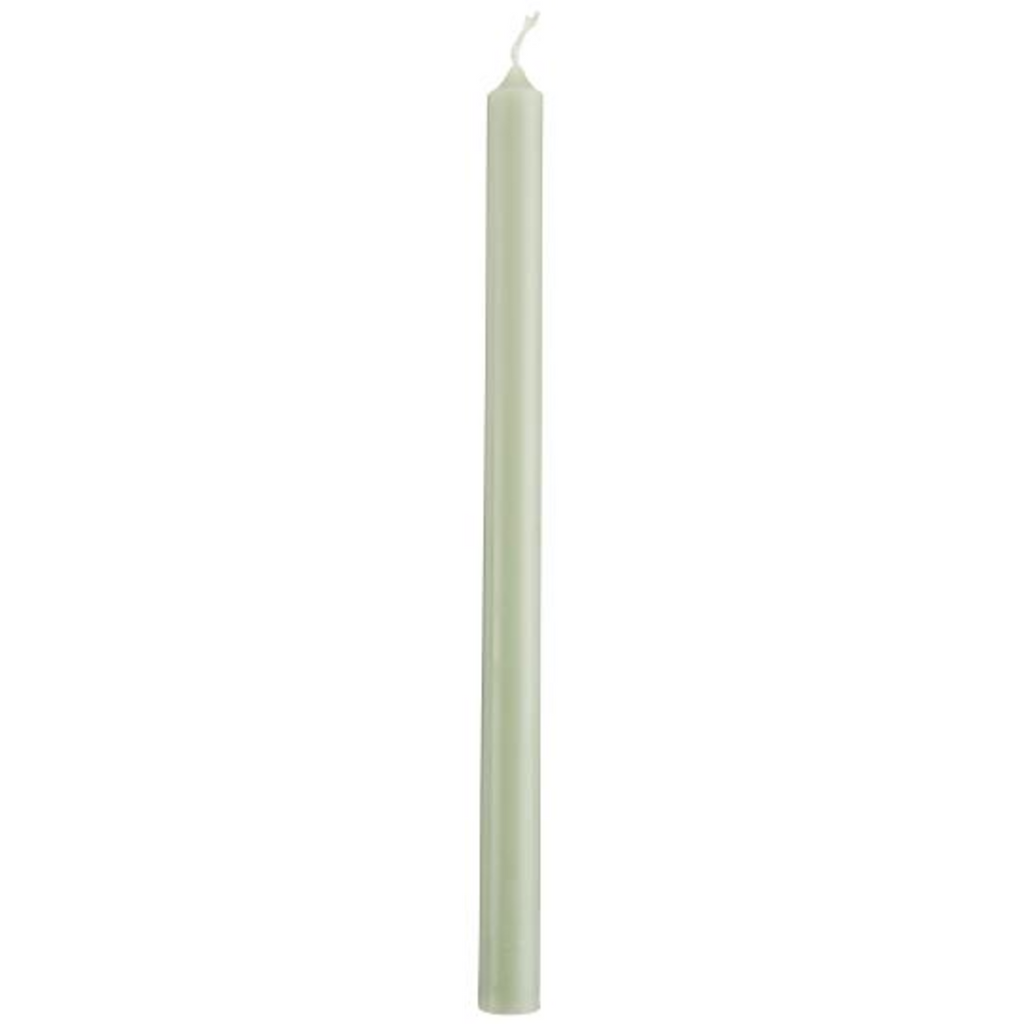 Dusty Green Taper Candle 20cm
