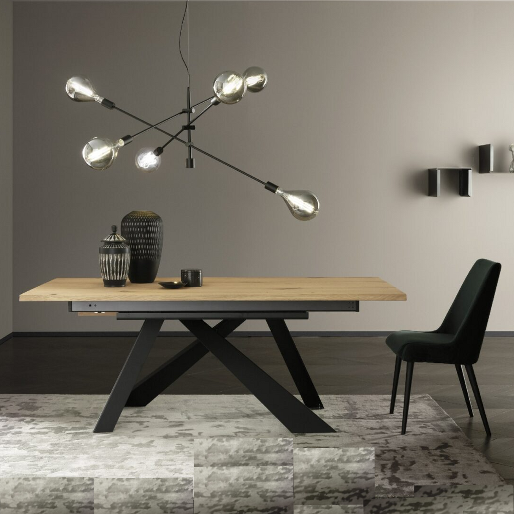 Tavolo Metal Extending Table