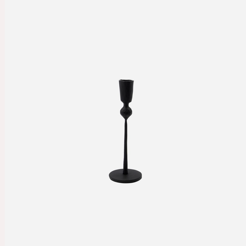 Black Trivo Candle Stick 18cm