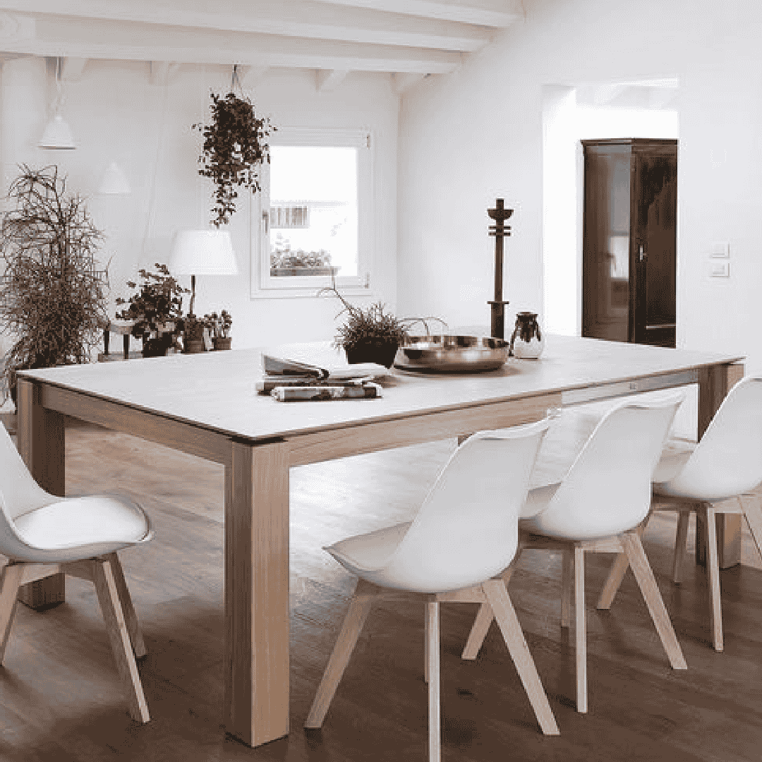 Santiago Rectangular Extending Table-B