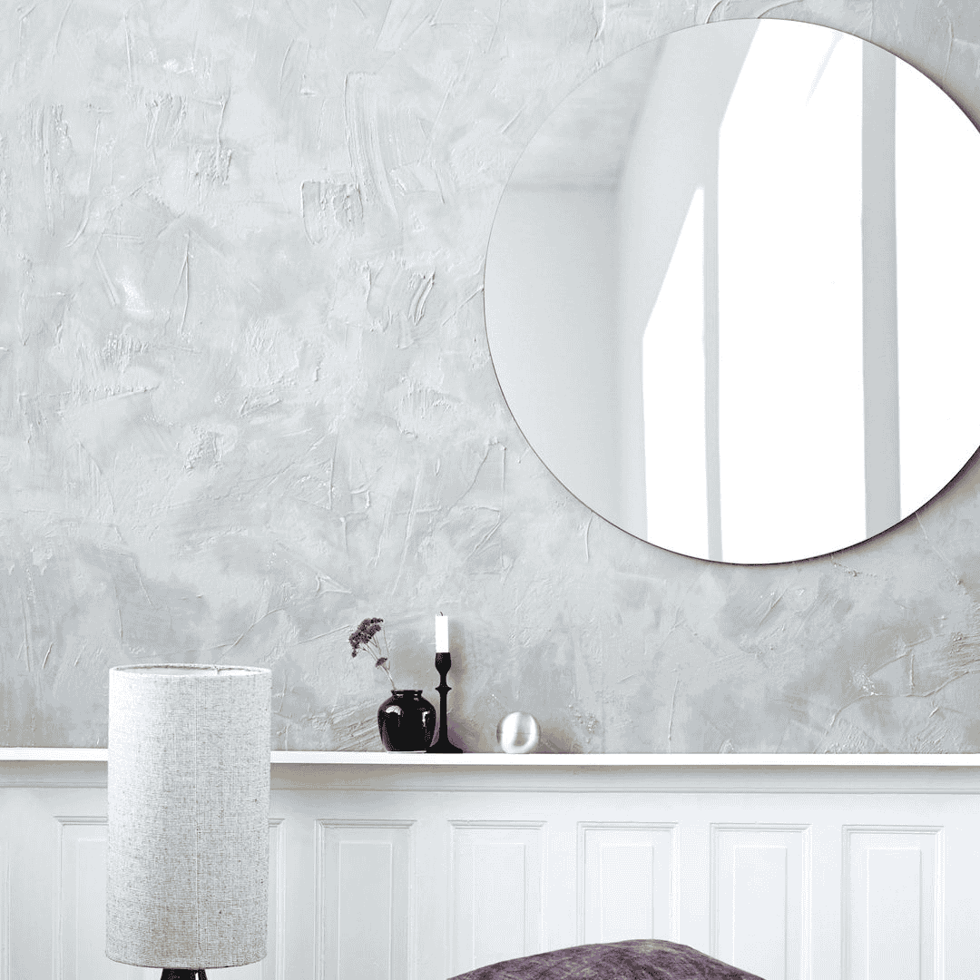 Large Thin Rimmed Round Mirror 110cm
