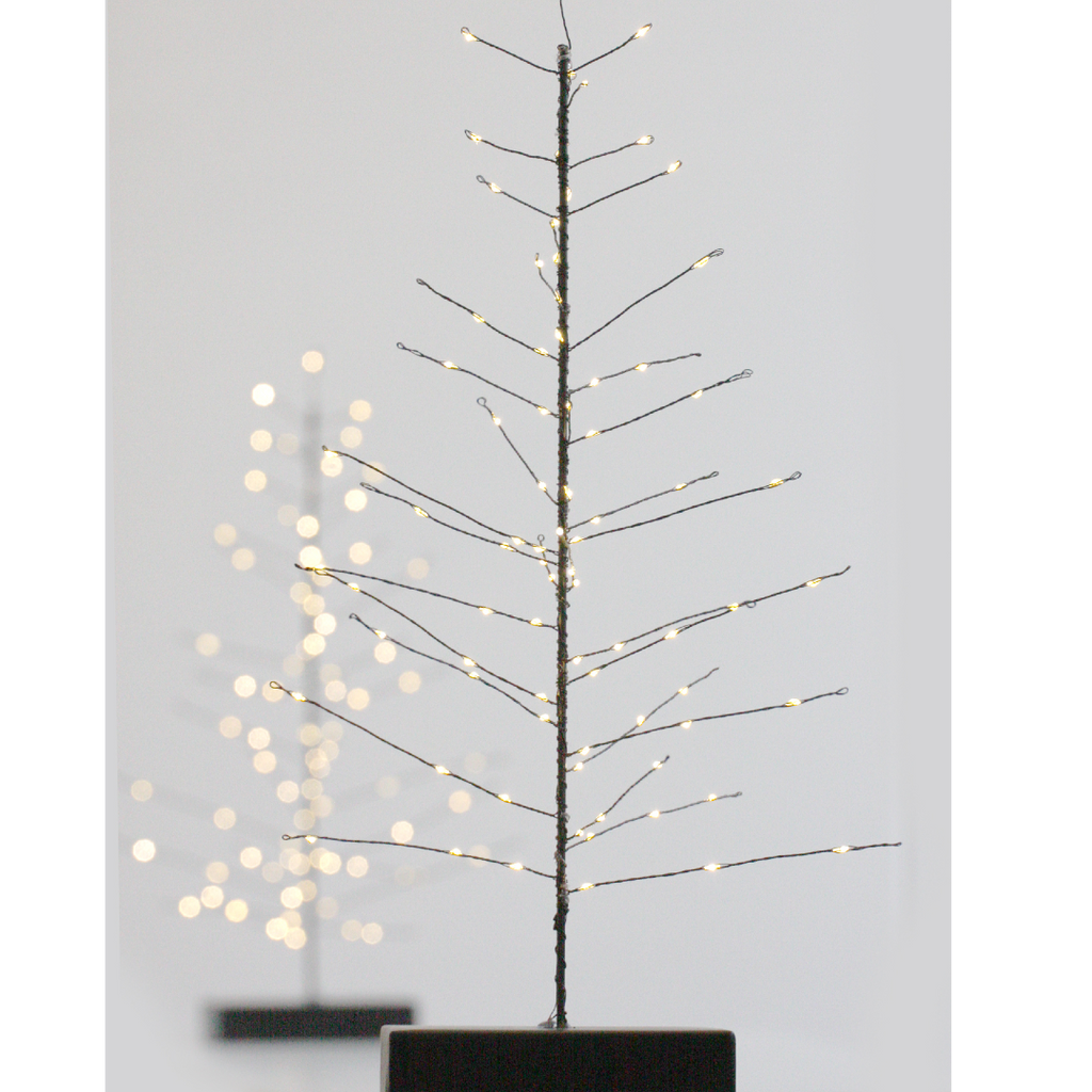 Black LED Battery Operated Festive Tree 40cm | Annie Mo's