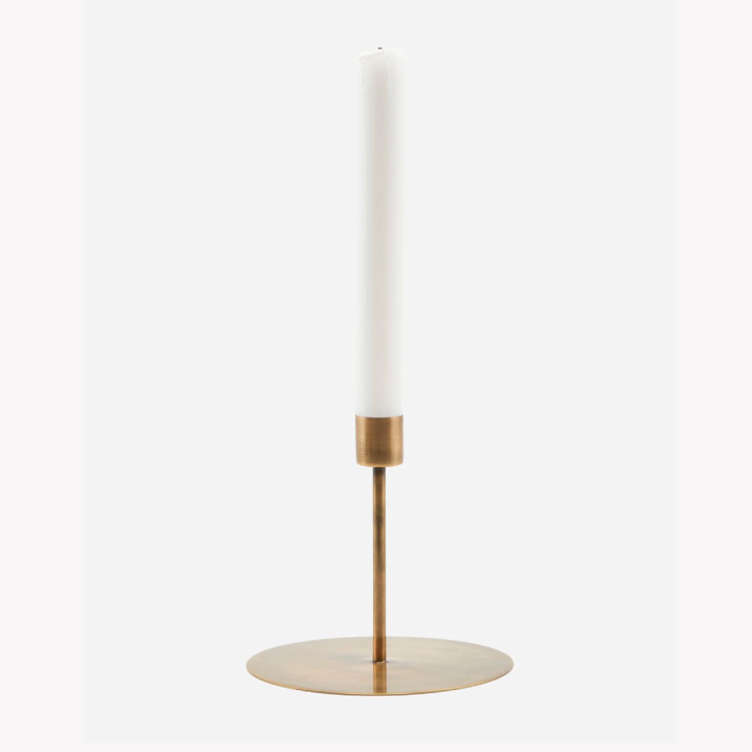 Anit Antique Brass Candle Stick 13cm