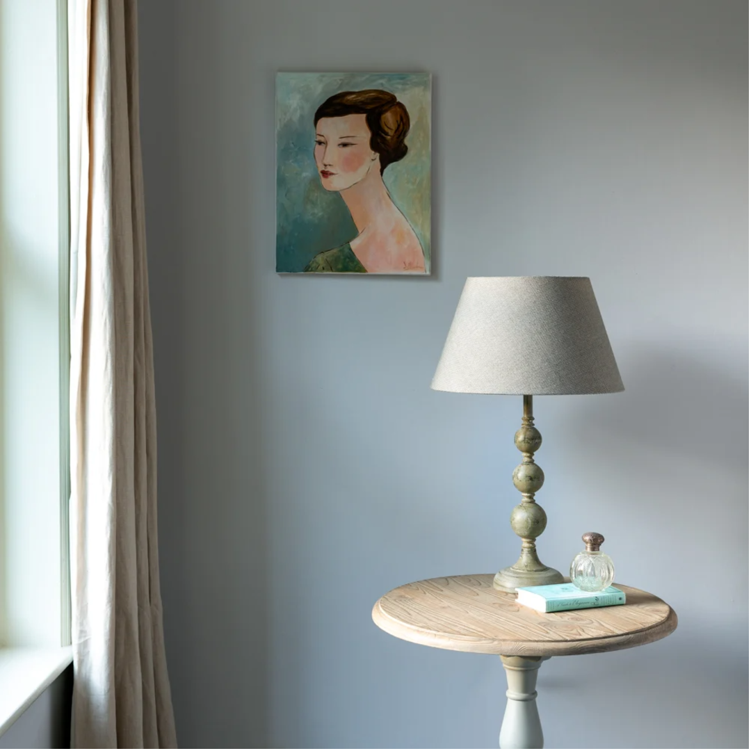 Table Lamp Stonewash Grey 49cm | Annie Mo's
