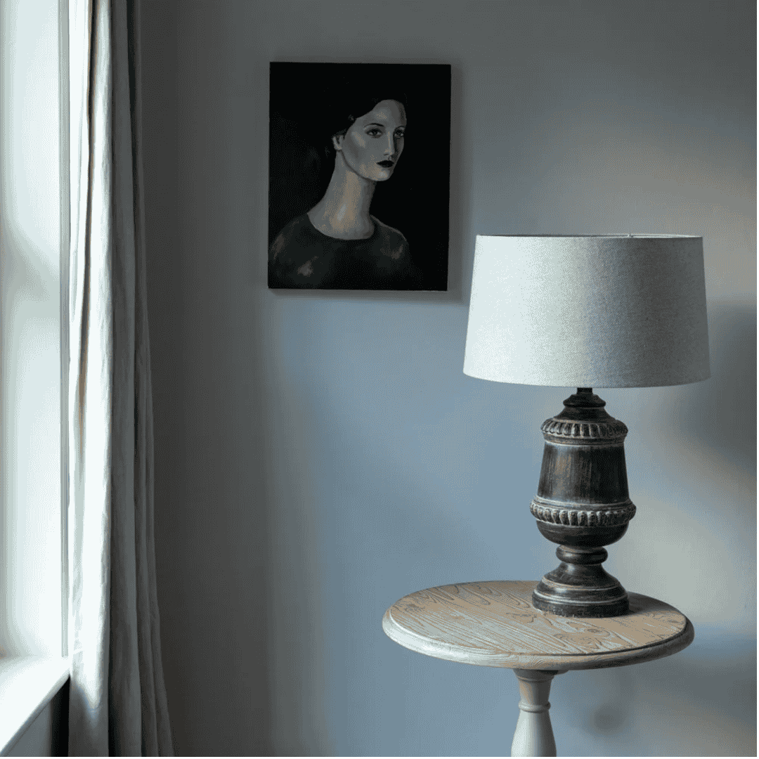 Table Lamp Elodie Flint Grey 55cm-D