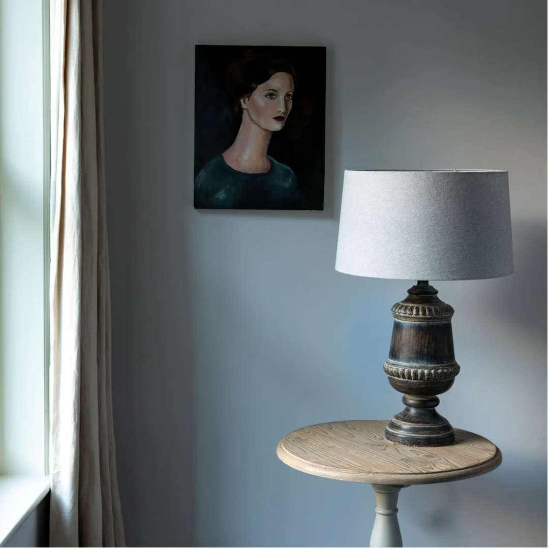Table Lamp Elodie Flint Grey 55cm