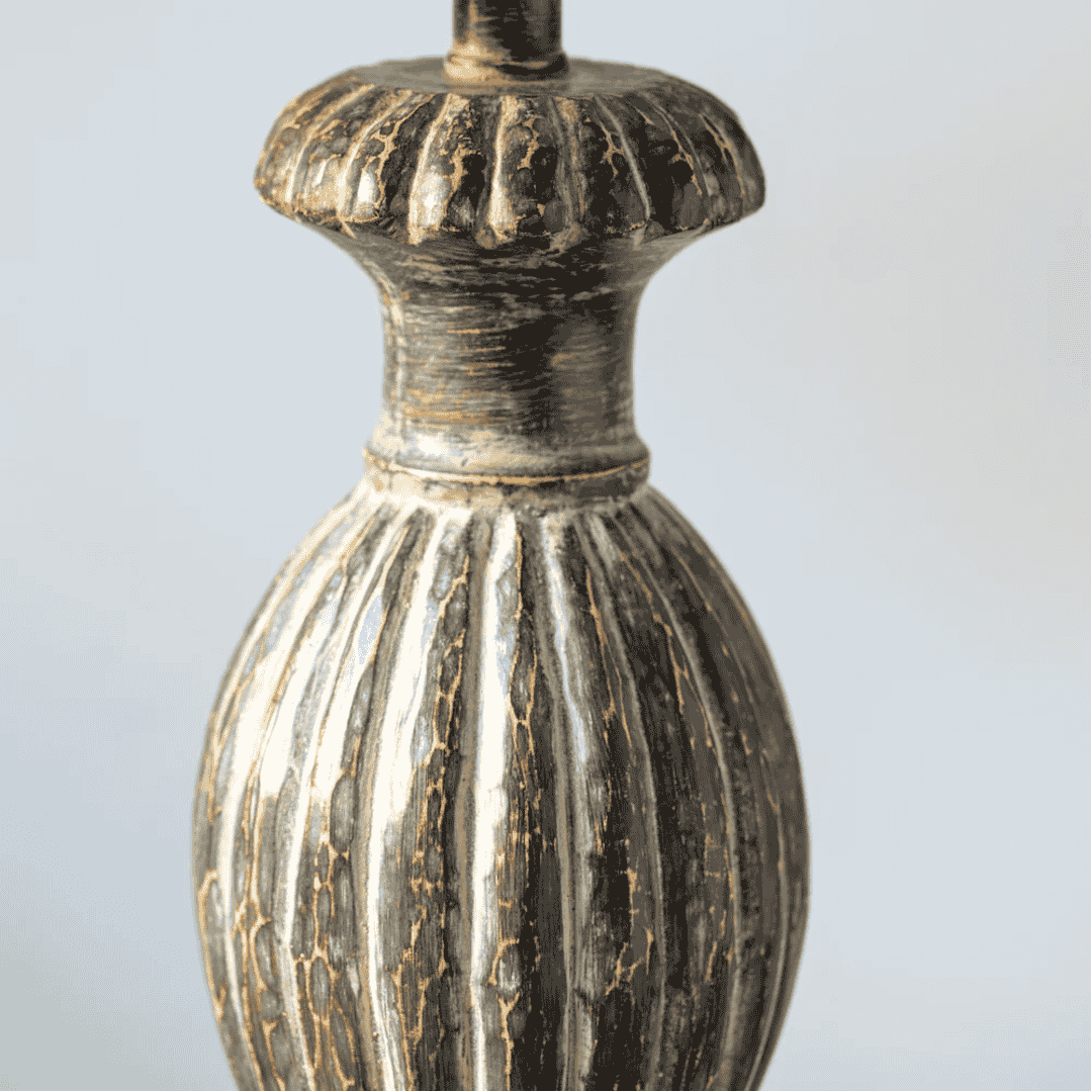Table Lamp Stonewash Grey 43cm