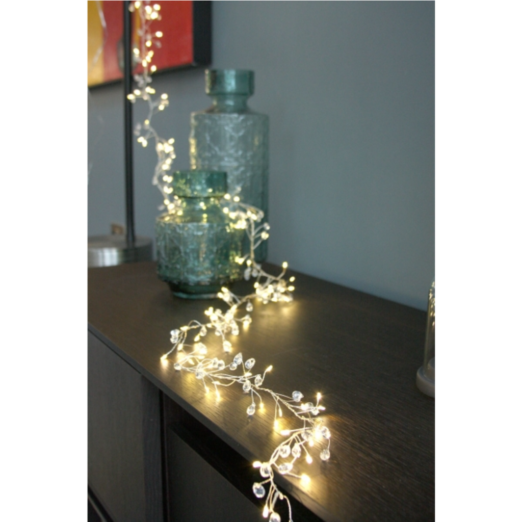 Crystal Cluster LED Lights Battery Operated