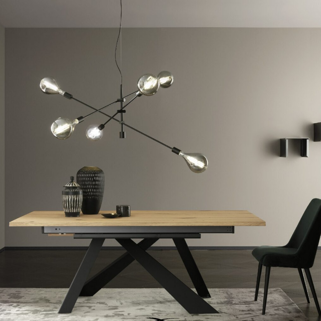 Tavolo Metal Extending Table