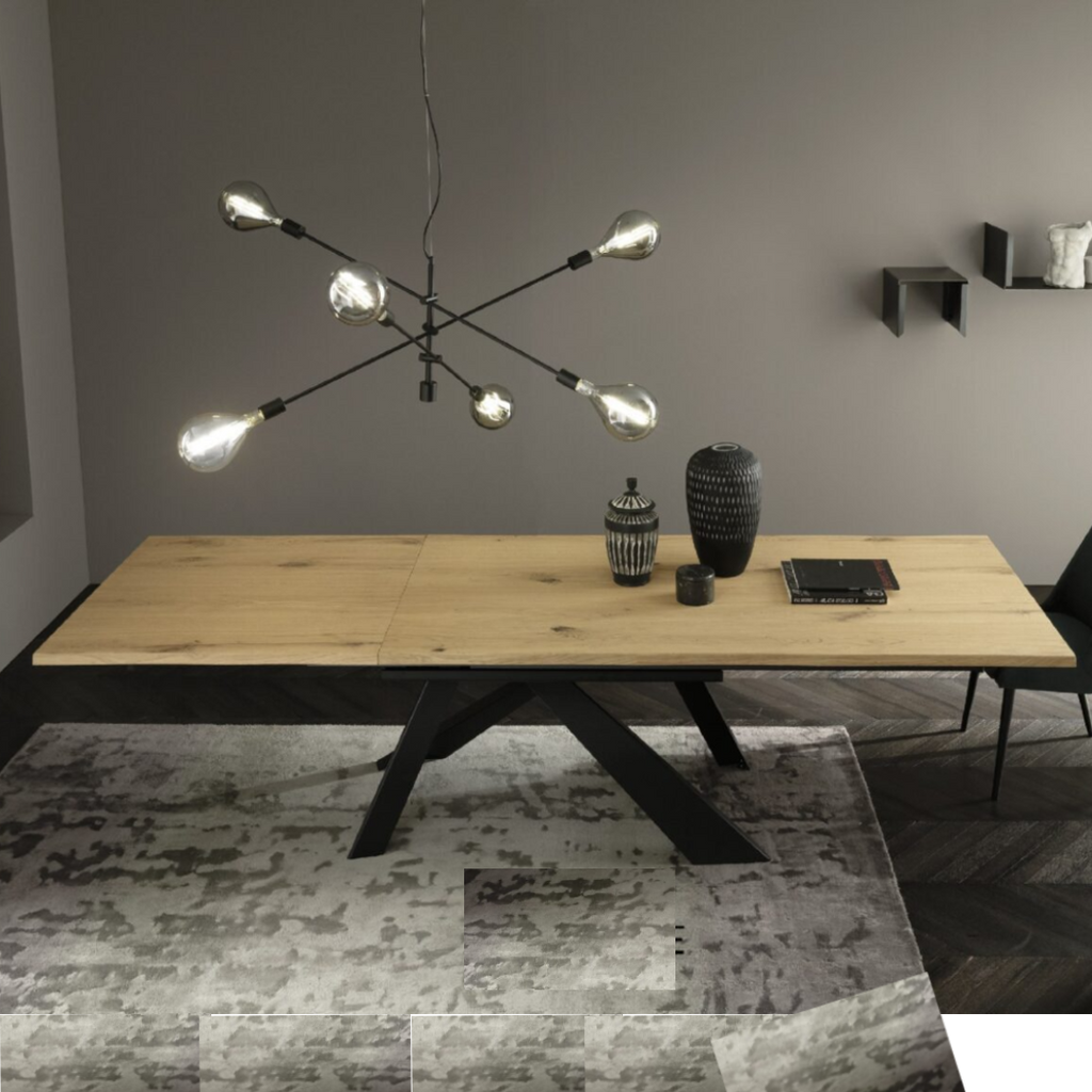 Tavolo Metal Extending Table