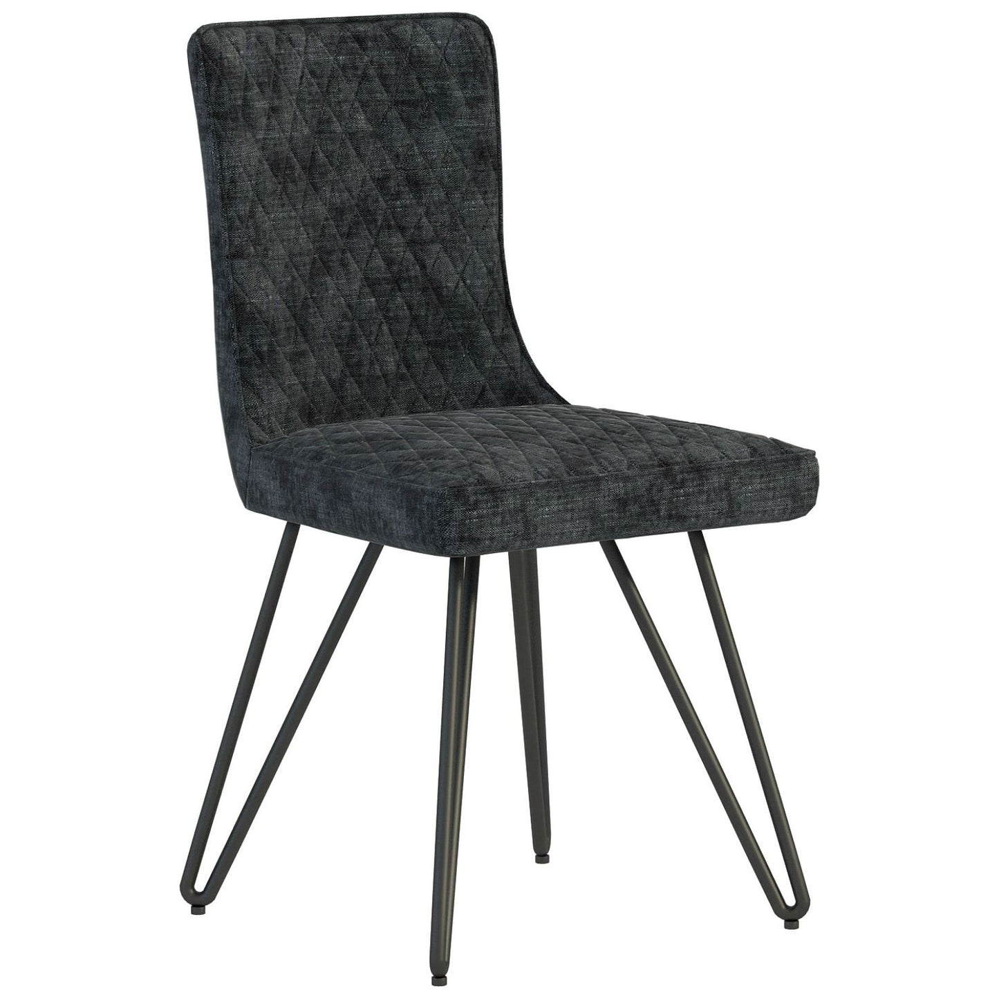 Fusion Dining Chair - Grey and Metal | Annie Mo's