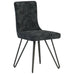 Fusion Dining Chair - Grey and Metal | Annie Mo's