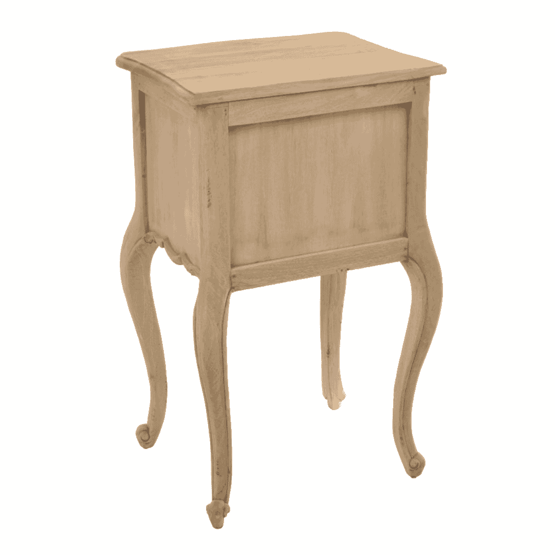 Vintaged Two Drawer Bedside Cabinet-C
