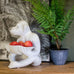 White Monkey With Bowl Figure