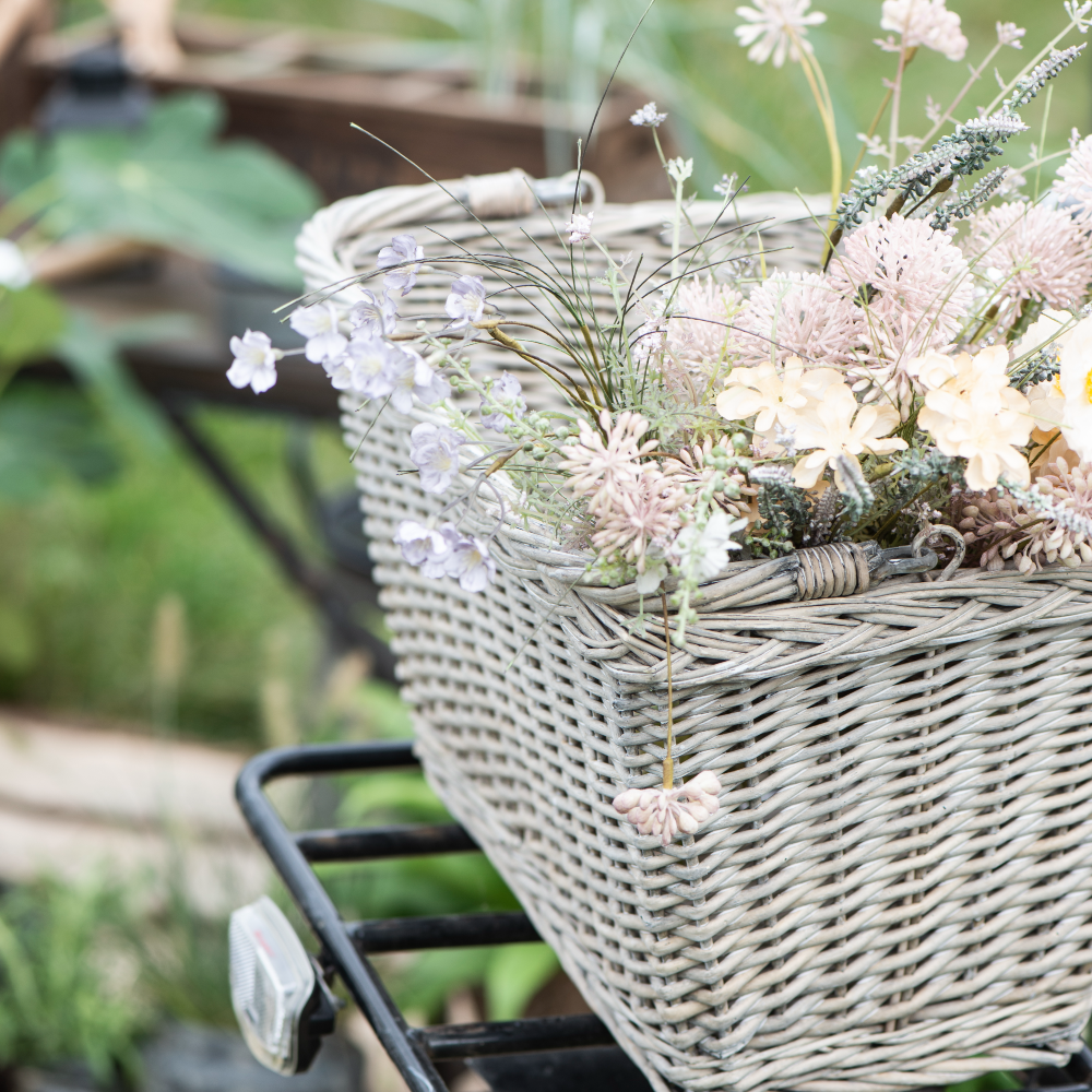 Wicker Basket for Handlebars 50cm