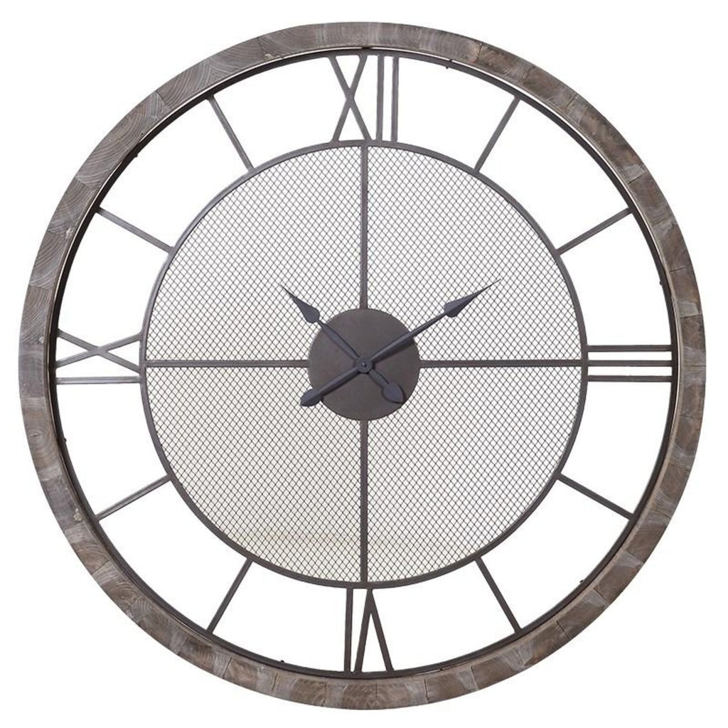 Wooden Frame Wall Clock 121cm | Annie Mo's C