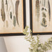 Brockby Set Of Two Framed Feather Wall Art 57cm