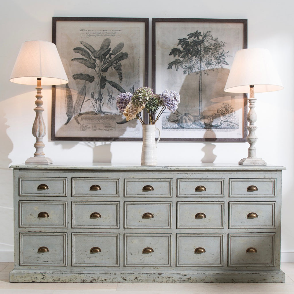 Ormington Set of Two Papaya Framed Prints 105cm