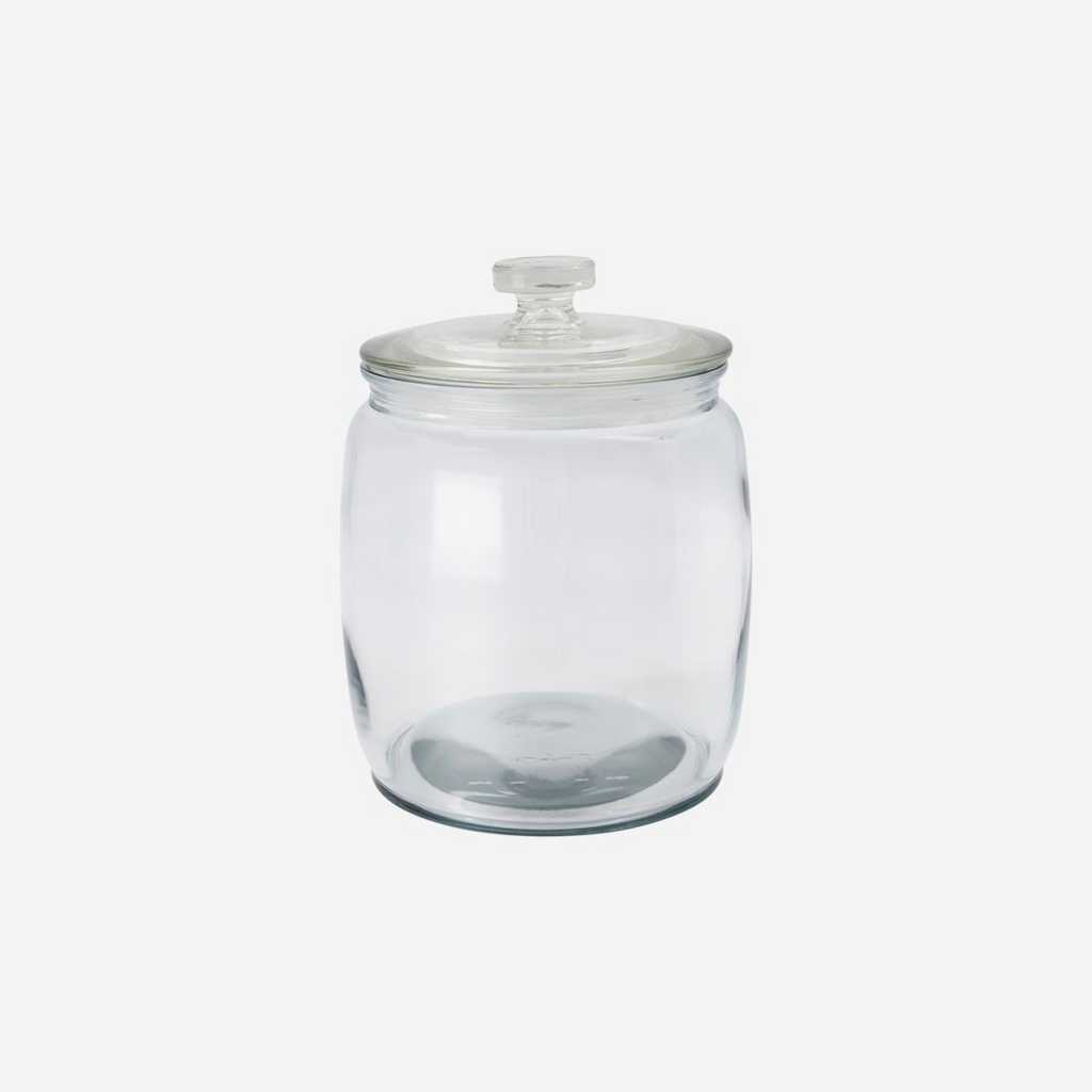 Glass Storage Jars with Glass Lids