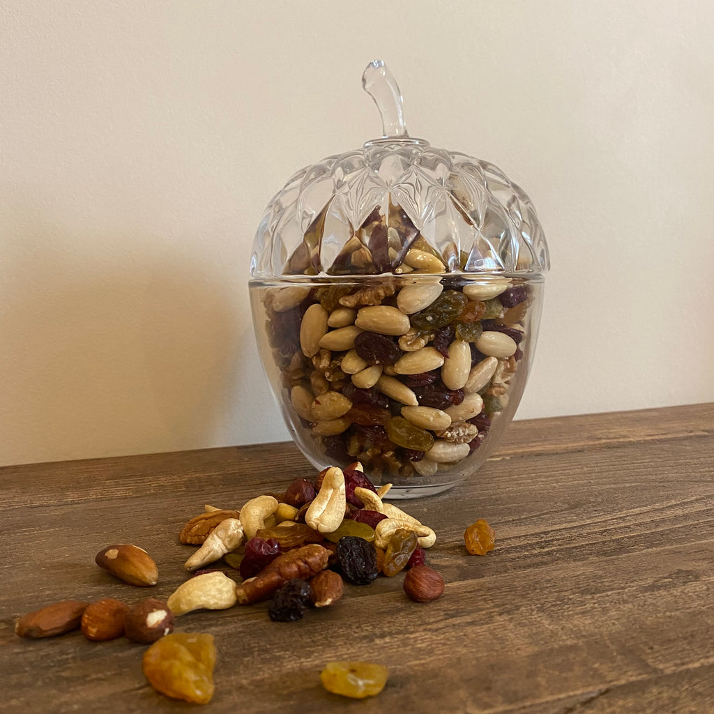 Hazelnut Glass Jar 20cm