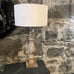 Turned Spindle Lamp with Shade 89cm | Annie Mo's