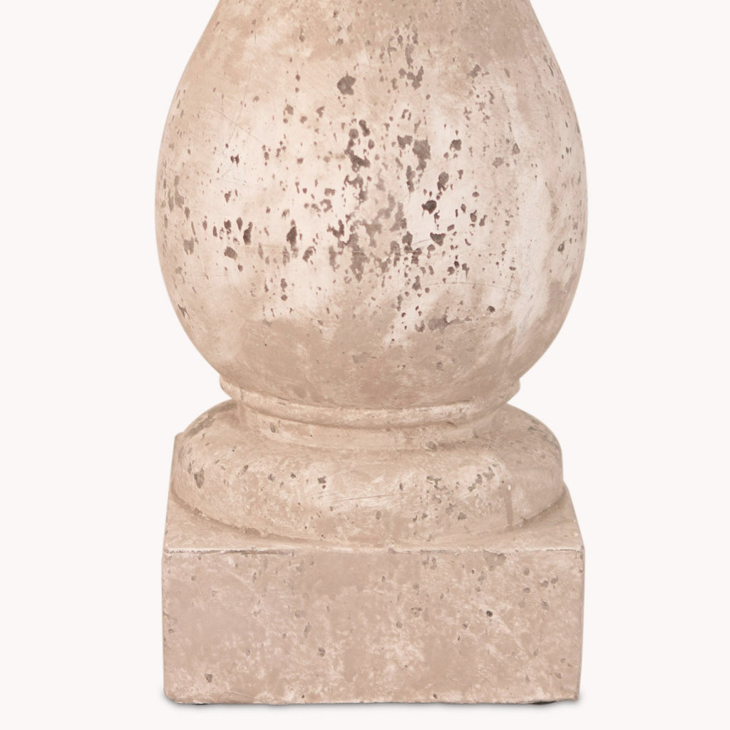 Birkdale Stone Lamp with Linen Shade 78cm