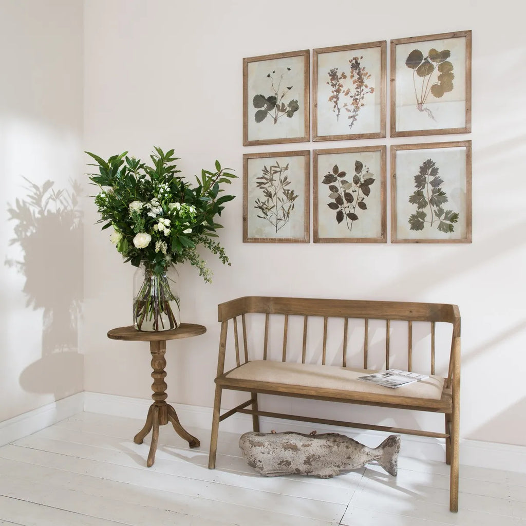 Brookby Set Of Two Leaf Prints in Wooden Frame 53.8cm