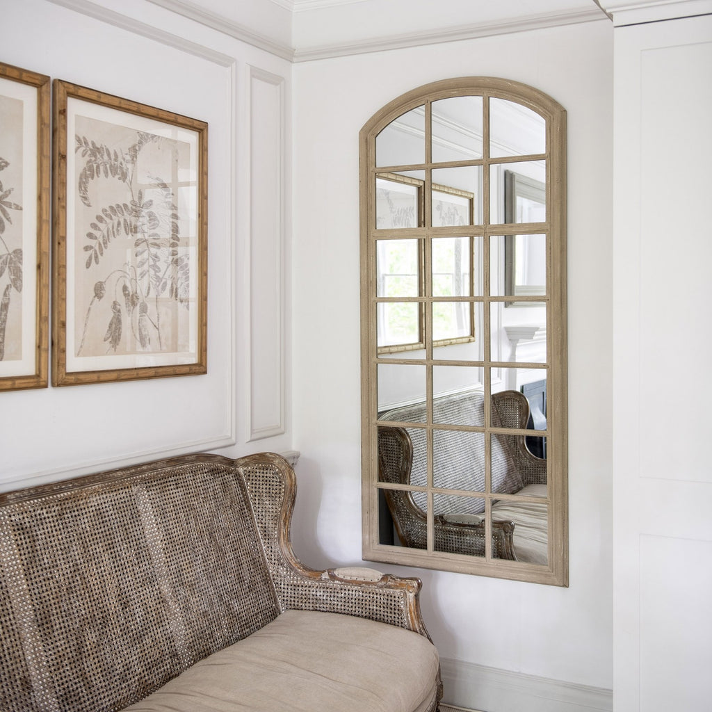 Wilton Tall Arched Window Mirror 180cm
